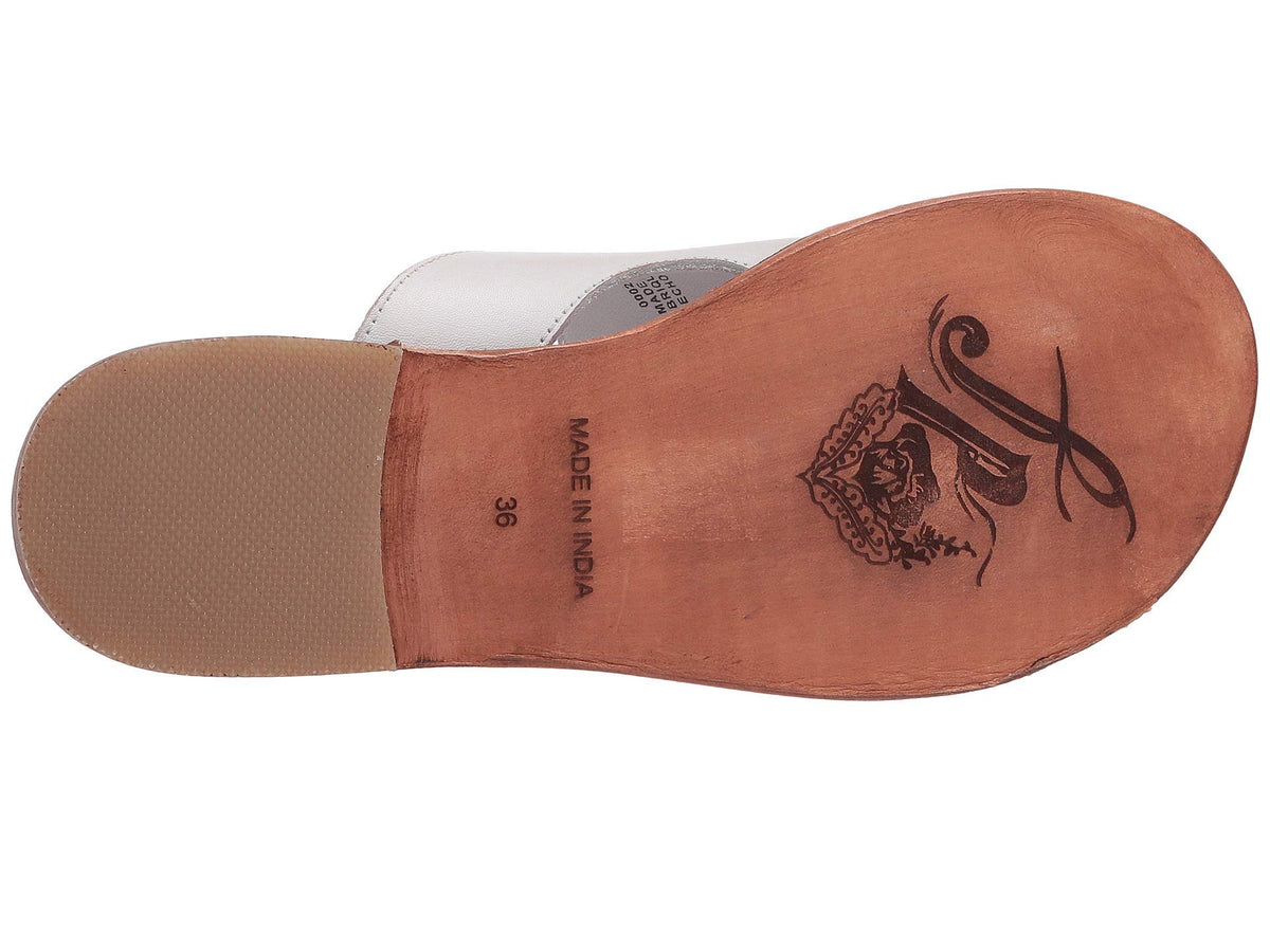 Free People Women's Sant Antoni Slide White EU 39.5 (US Women's 9.5) M