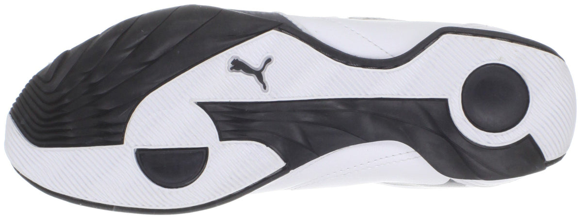 PUMA Men's Sneaker Casual Shoes 11 Women/9.5 Men White/Dark Shadow/Black