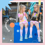 TSUKIHOSHI 3537 GLITZ Strap-Closure Machine-Washable Child Sneaker Shoe with Wide Toe Box and Slip-Resistant, Non-Marking Outsole - For Toddlers and Little Kids, Ages 1-8 Little Kid (4-8 Years) 1 Little Kid Silver/Lavender