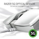 Razer Viper - Light Esports Gaming Mouse (Light ambidextrous Gamer Mouse with 69g Weight, Speedflex Cable, Optical 5G Sensor, Integrated DPI Memory and RGB Chroma Lighting) White