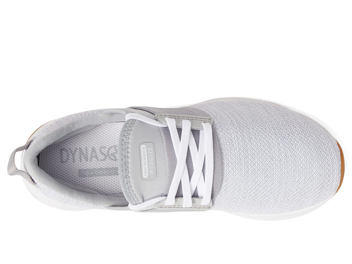 New Balance Baby-Girl's Dynasoft Nergize V3 Slip-on (Little Kid) Running Shoe 4.5 Wide Big Kid Steel/Sea Salt