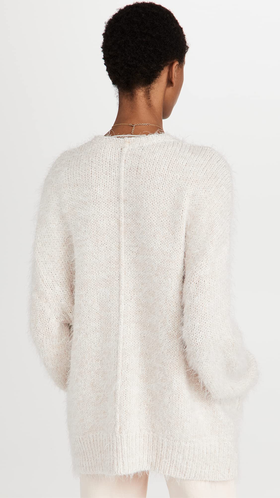 Free People Women's Nevermind Cardi, Creme Brulee, Off White, L