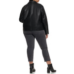 Levi's Womens Vegan 538 Moto (Regular & Plus Size) Faux Leather Jacket, Black, Small US