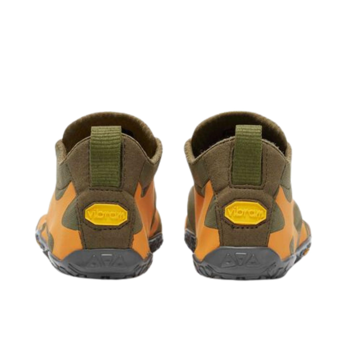 Vibram Men's FiveFingers V-Alpha, Trail Shoe, Military/Orange, 46 EU / 11.5-12 US