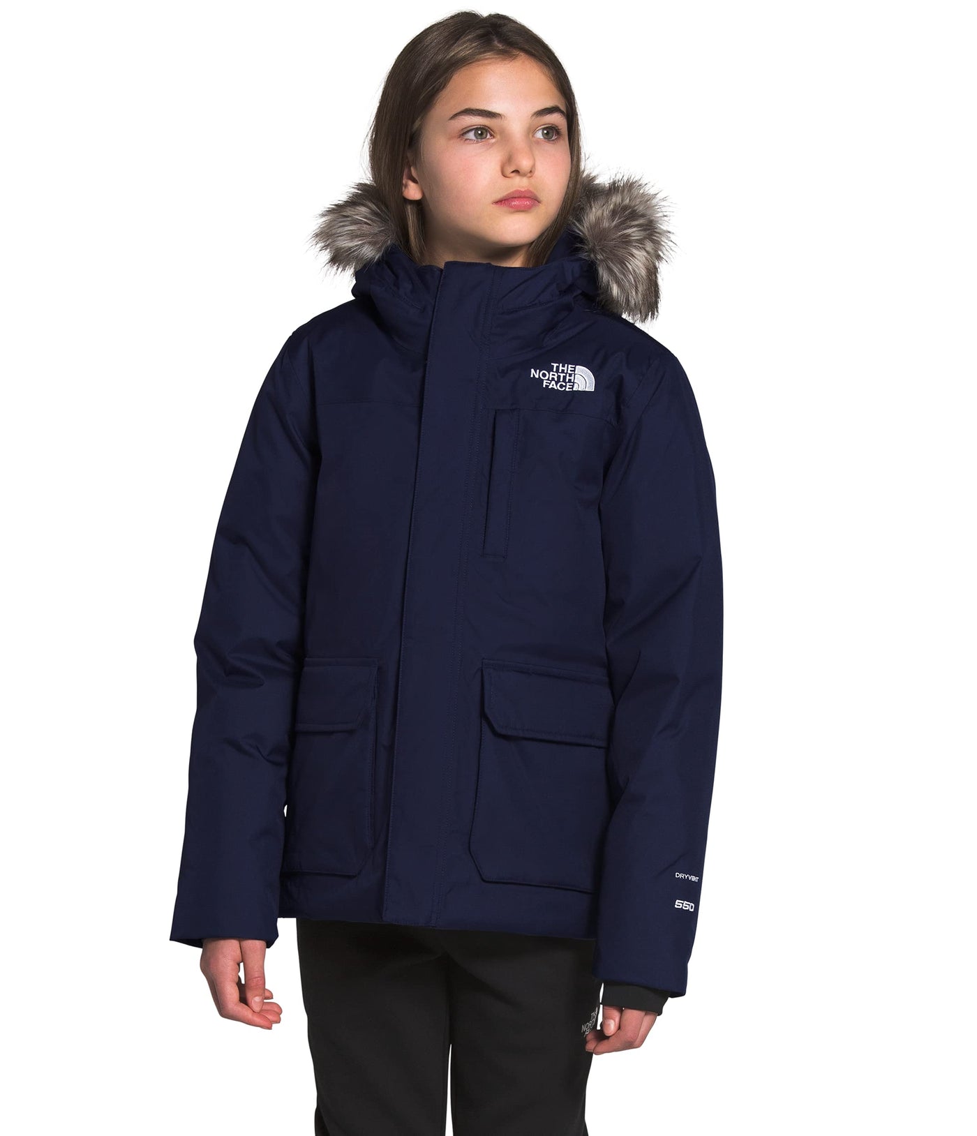 THE NORTH FACE Girls' Greenland Down Parka, TNF Navy, X-Small