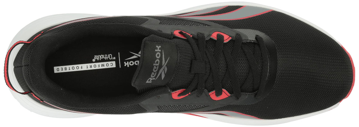 Reebok Men's Lite Plus 3 Sneaker 10.5 Black/Pure Grey/Vector Red