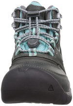 KEEN Unisex-Child Ridge Flex Mid Height Waterproof Leather Hiking Boots 13 Little Kid Grey/Blue Tint