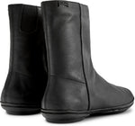 Camper Women's Zip Bootie Mid Calf Boot, Black 002, 9