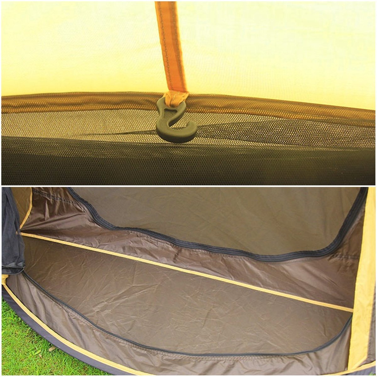 HuiLingYang Outdoor Instant Pop Up Dome Tent Ideal Shelter for Casual Family Camping Hiking Pink