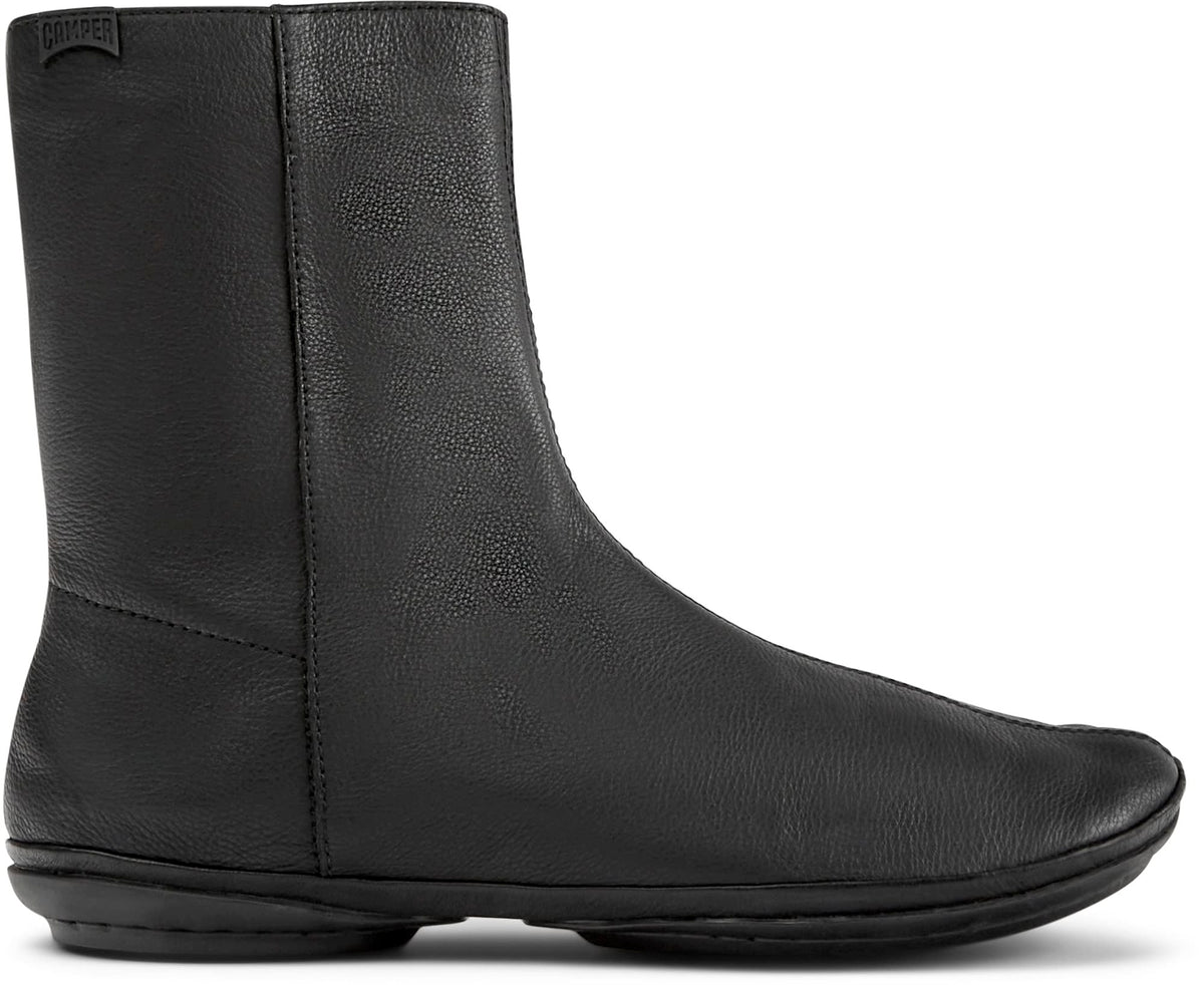 Camper Women's Zip Bootie Mid Calf Boot, Black 002, 9