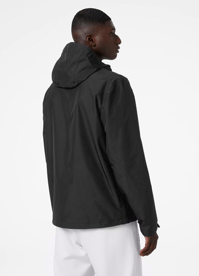 Helly Hansen Men's Seven J Waterproof Windproof Breathable Rain Jacket, 992 Black, XXXXX-Large