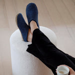 GLERUPS Slip On Slippers Women and Men | Unisex Slip-on Wool Slippers with Leather Sole | Comfy Slippers Women Men | Cosy Gents and Ladies Slippers