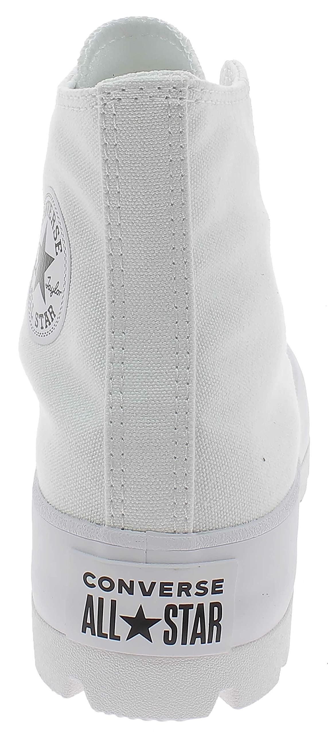 Converse Womens Chuck Taylor All Star Lugged White/Black/White Sneaker US 10