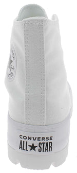 Converse Womens Chuck Taylor All Star Lugged White/Black/White Sneaker US 10