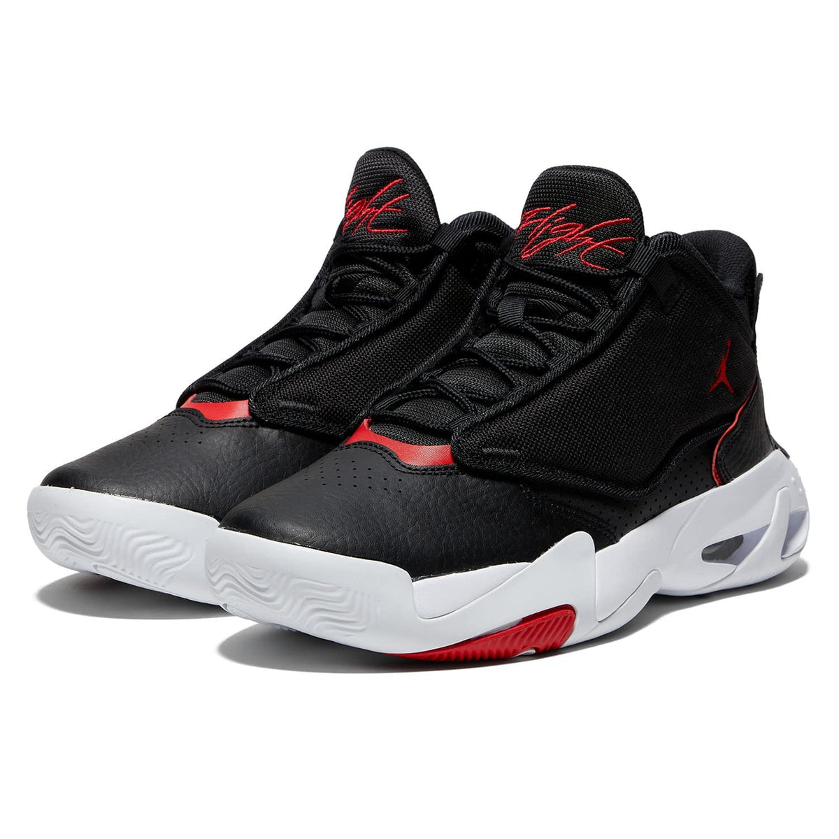 Jordan Max Aura 4 (Big Kid) Black/University Red/White 5.5 Big Kid M