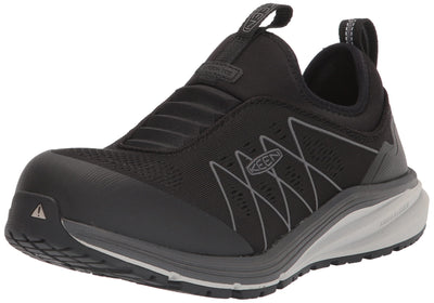 KEEN Utility Men's Vista Energy Shift Low Height Composite Toe Slip-On Industrial Work Shoe 13 Wide Vapor/Black