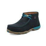 Twisted X Women's Work Chukka Driving Moc, Dark Teal & Turquoise, 10