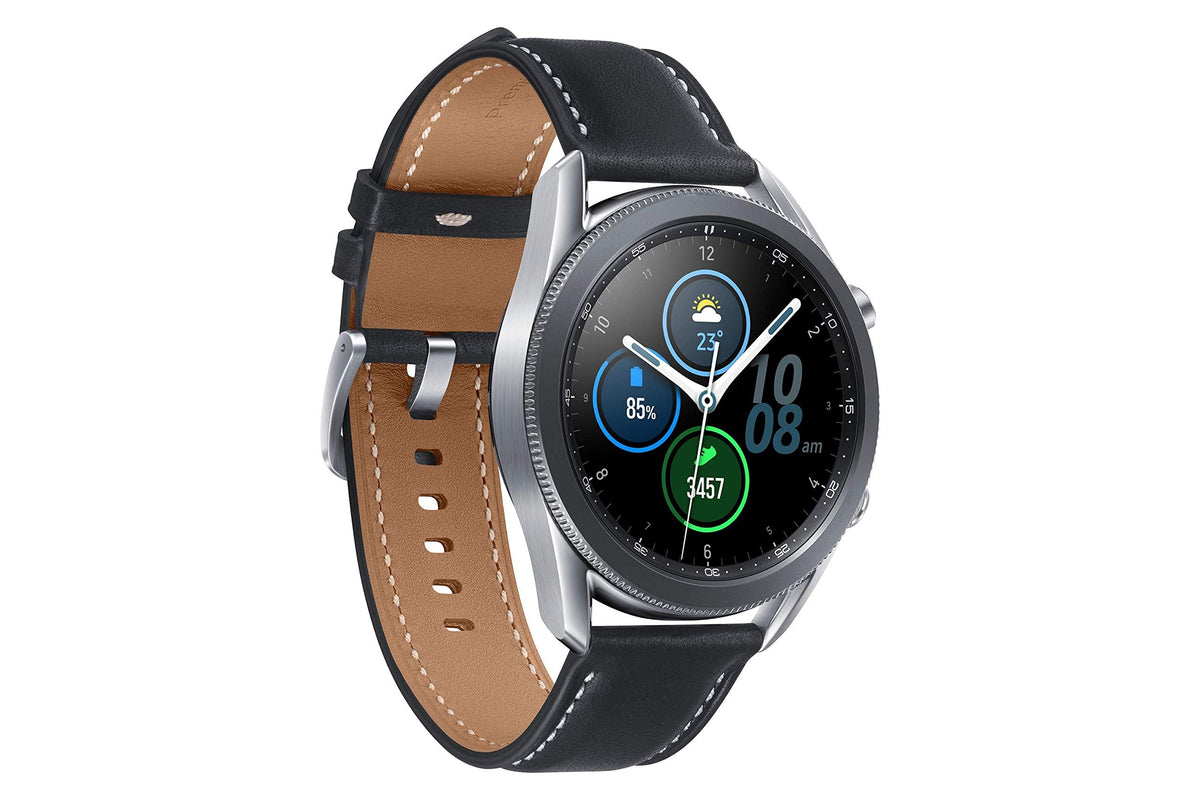 Samsung Galaxy Watch3 R840 Smartwatch (45mm Stainless Steel) International Version - Mystic Silver