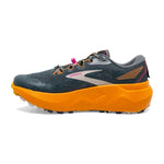 Brooks Women’s Caldera 6 Trail Running Shoe - Slate/Cheddar/Silver Gray - 10 Medium