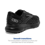 Brooks Women's Glycerin 20 Neutral Running Shoe - Black/Black/Ebony - 12 Medium