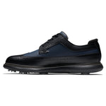 FootJoy Men's Traditions-Shield Tip Previous Season Style Golf Shoe, Black/Navy, 13 Wide