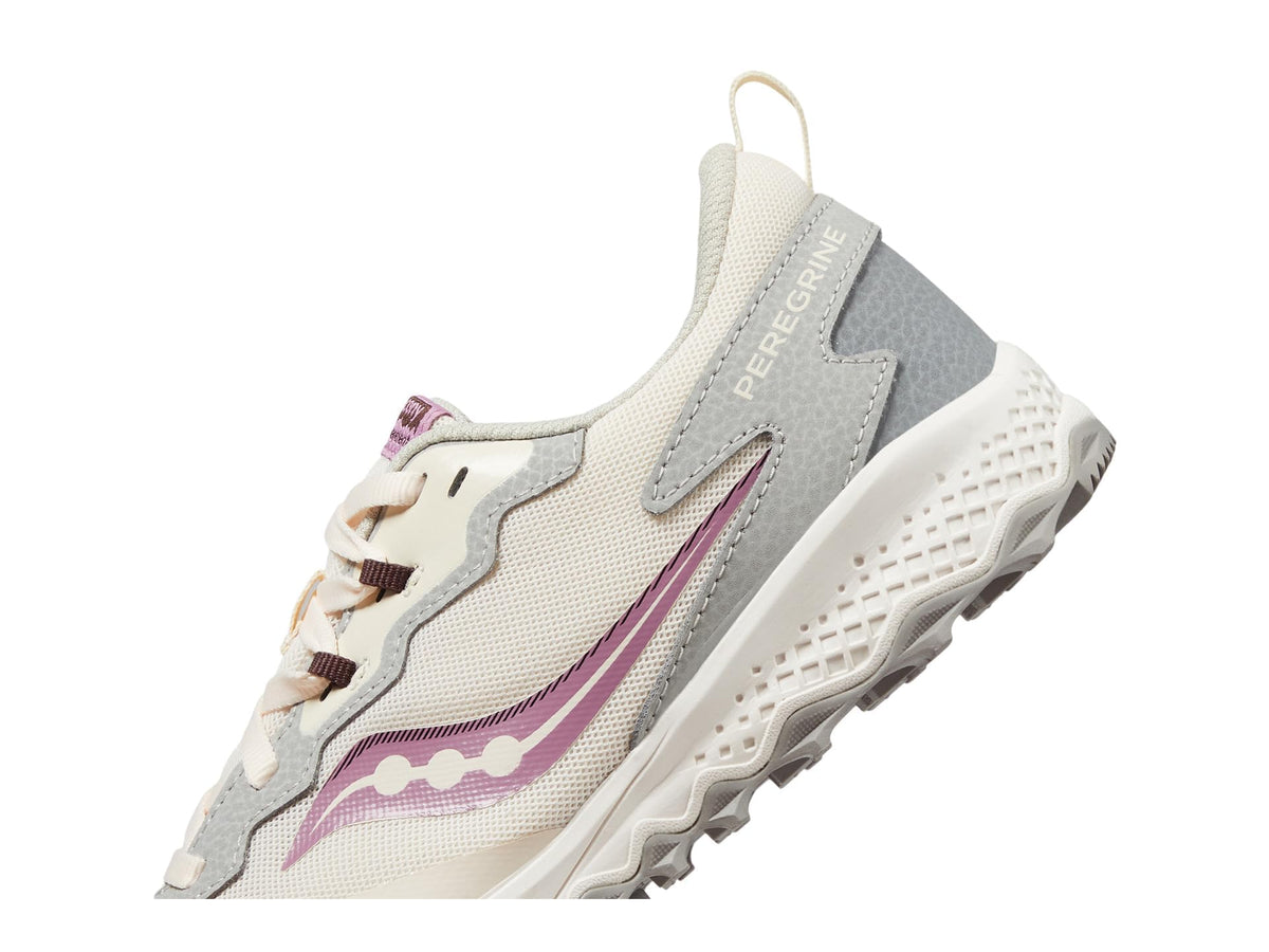 Saucony® Kids Peregrine Shield KDZ Sneakers for Toddlers – Water Repellent Mesh Fabric – Rubber Outsole Orchid 6.5 Big Kid M