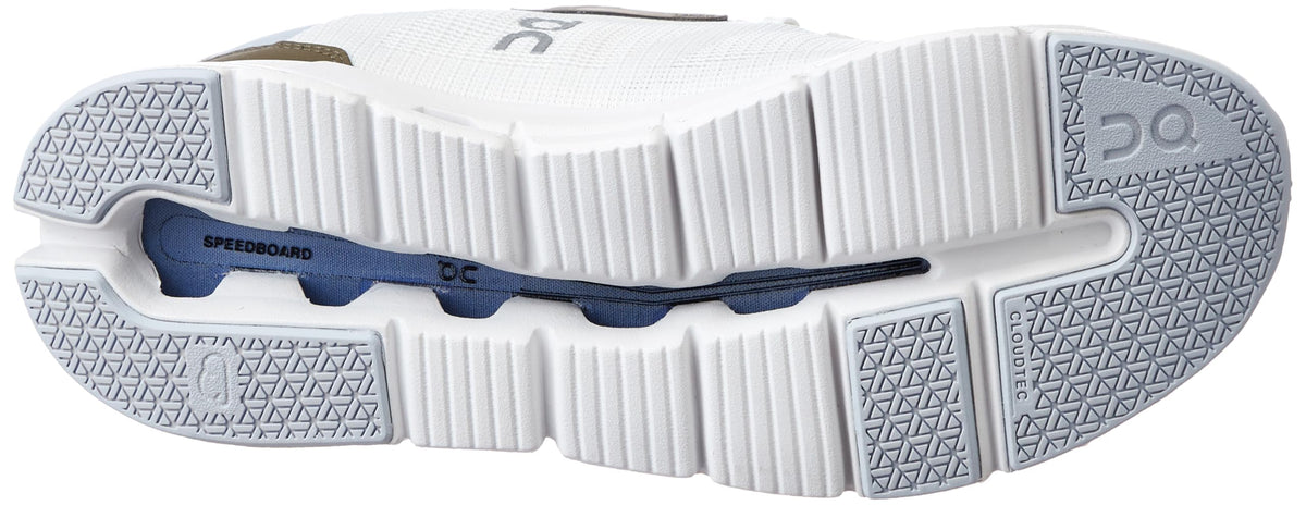 On Women's Cloudrift Sneakers, Ivory | Heather, White, Blue, 8 Medium US