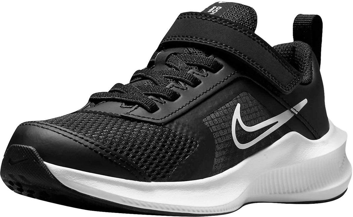 Nike Boy's Downshifter 11 (Little Kid) Black/White 1 Little Kid M