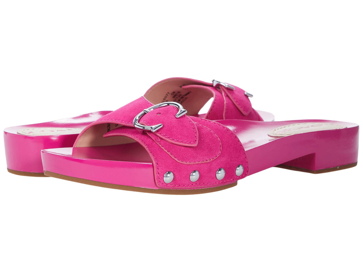 Coach Bleeker Sandal Shocking Pink Suede 5 B (M)