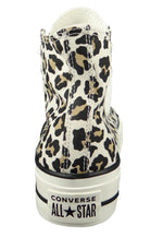 Converse Women's Chuck Taylor All Star Leopard Platform High Top Sneakers, Driftwood/Light Fawn/Black, 5 Medium US