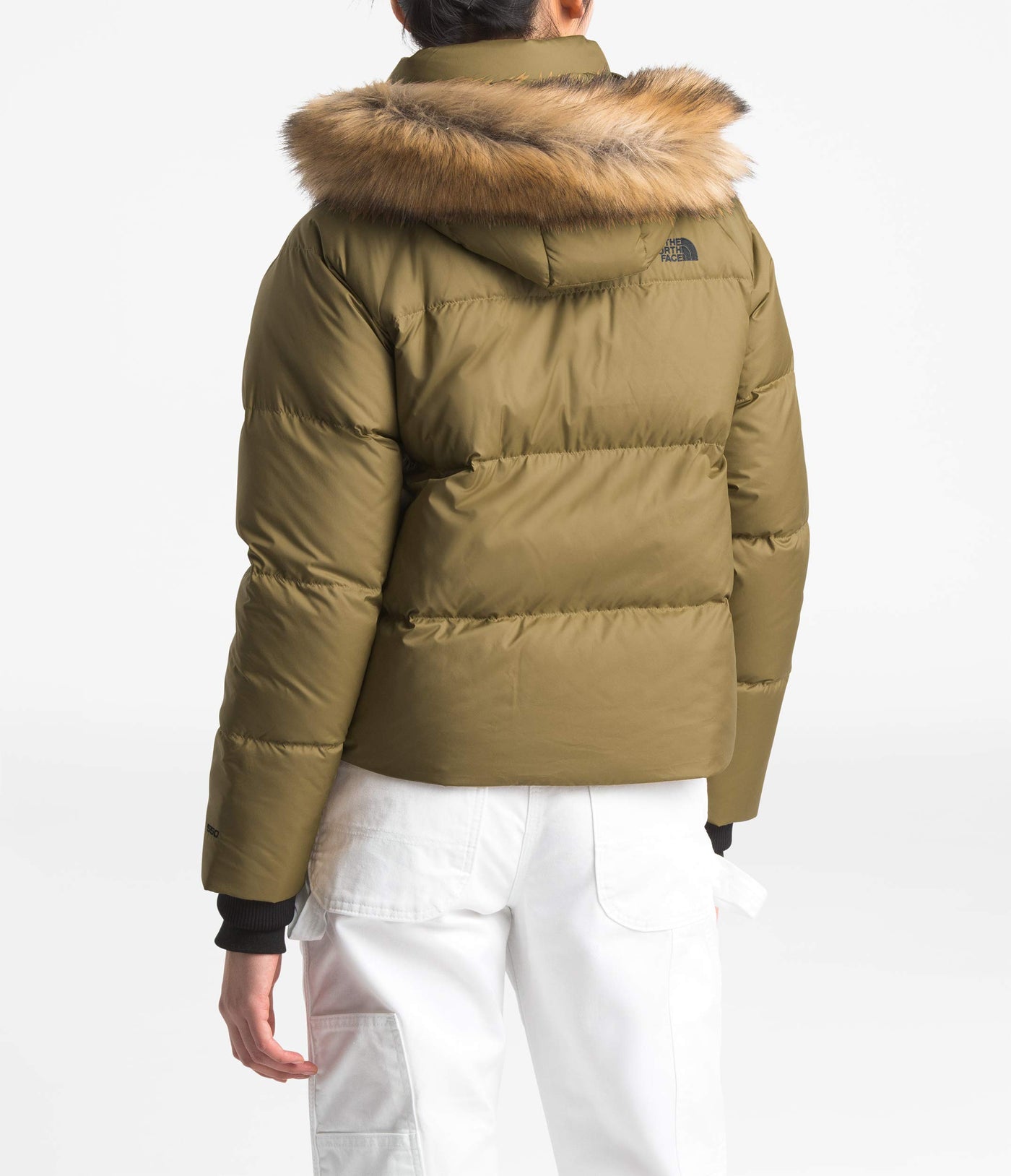 THE NORTH FACE Deallo Down Crop Jacket British Khaki XL