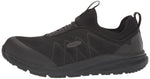 KEEN Utility Men's Vista EnergyShiftLow Height Composite ToeESDSlipOnIndustrial Work Shoe 11 Wide Black/Black