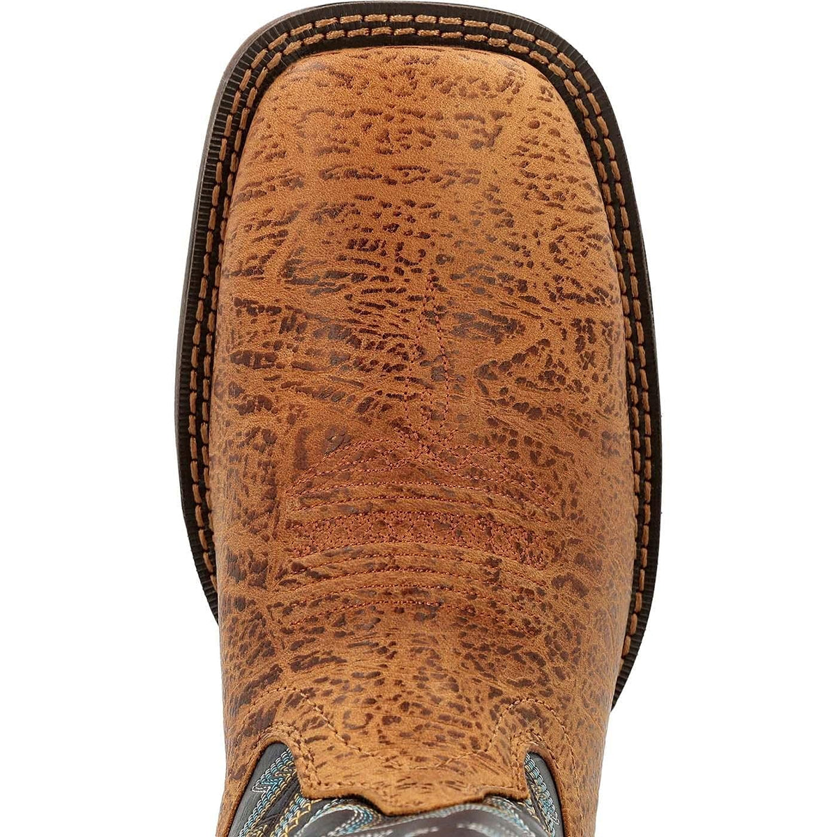Durango Rustic Tan Navy Western Boot Size 7.5(M)