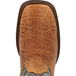 Durango Rustic Tan Navy Western Boot Size 7.5(M)
