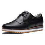 FootJoy Women's Sport Retro Previous Season Style Golf Shoe, Black/Black/Black, 5.5