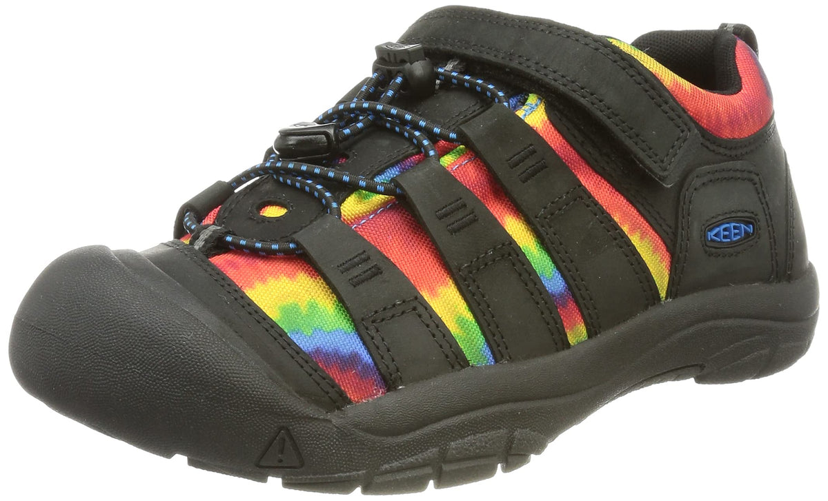 KEEN Newport Shoe Casual Sneaker, Black/Original Tie Dye, 8 US Unisex Little Kid