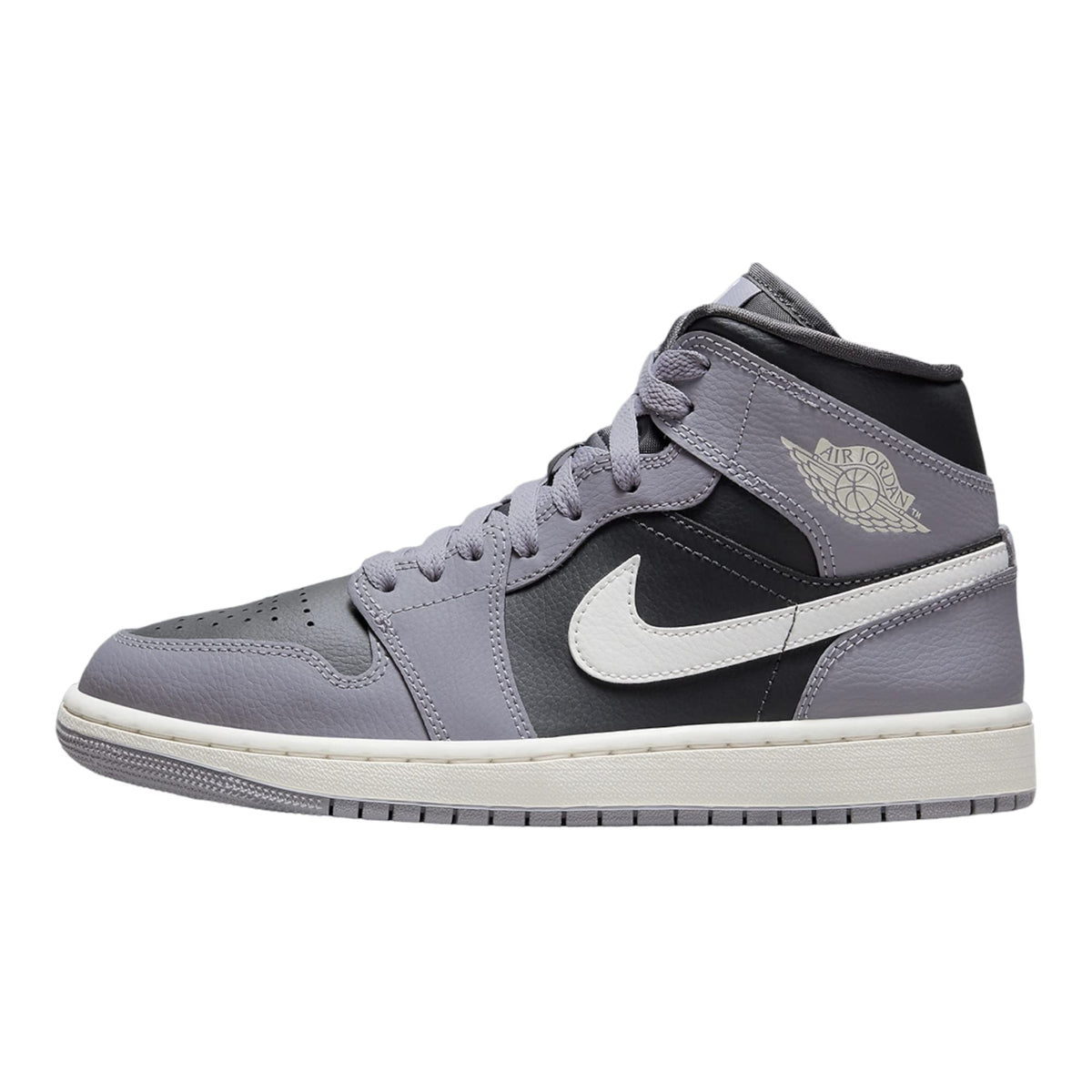 Jordan Women's WMNS Air 1 MID SE, Cement Grey/Sail-anthracite, 7