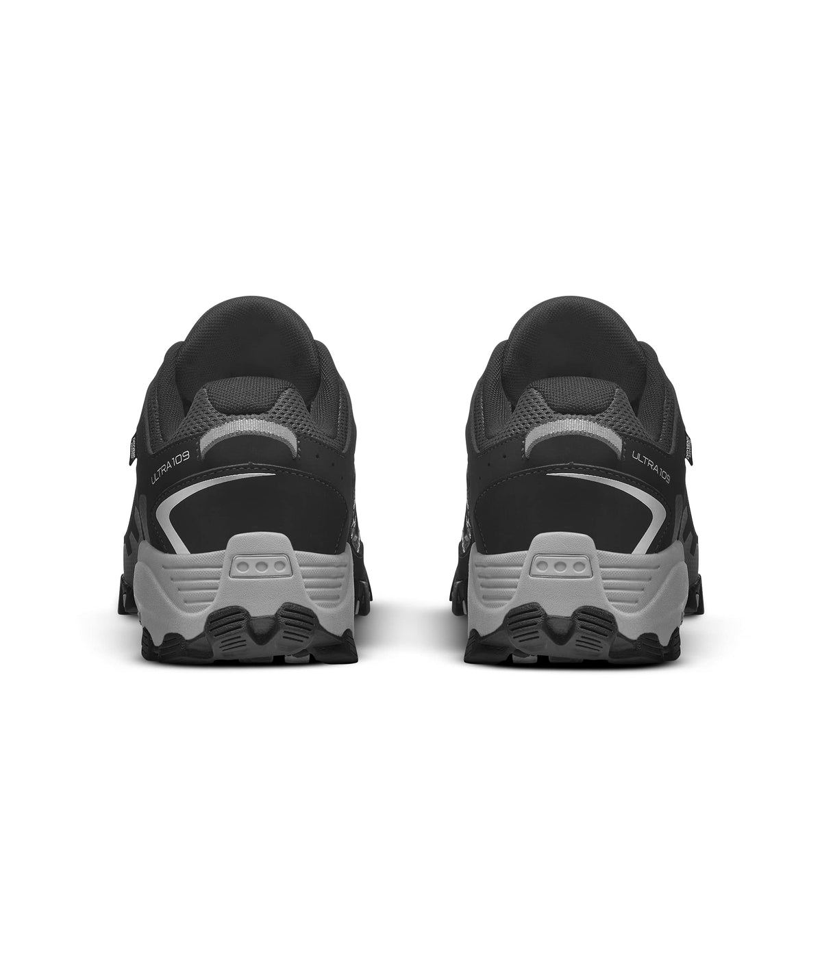THE NORTH FACE Men's Ultra 109 Waterproof Trail Shoe, TNF Black/Dark Shadow Grey, 15