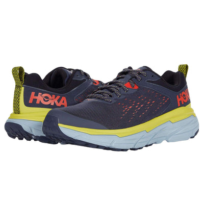 HOKA ONE ONE Mens Challenger ATR 6 Textile Synthetic Ombre Blue Green Sheen Trainers 10.5 US