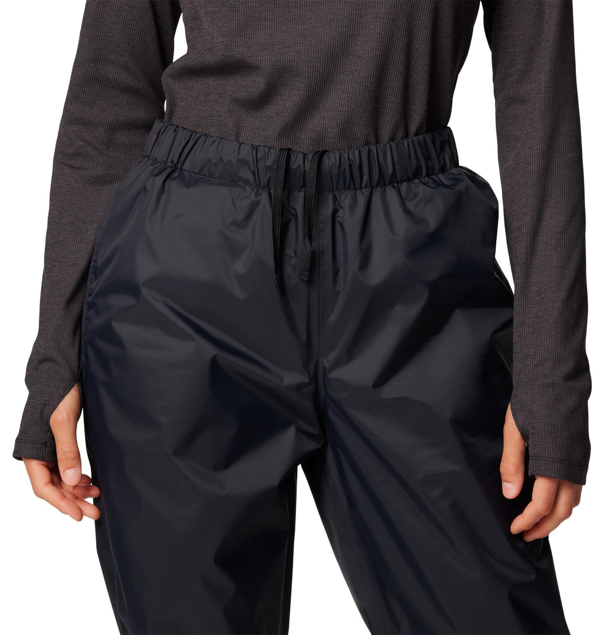 Columbia Womens Storm Surge II Waterproof Rain Pant, Black, XX-Large