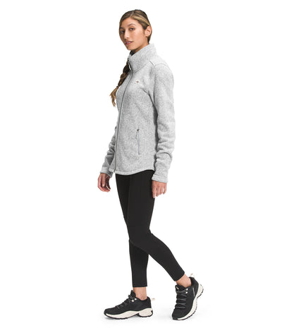 THE NORTH FACE Women's Crescent Full Zip, TNF Light Grey Heather, XXL