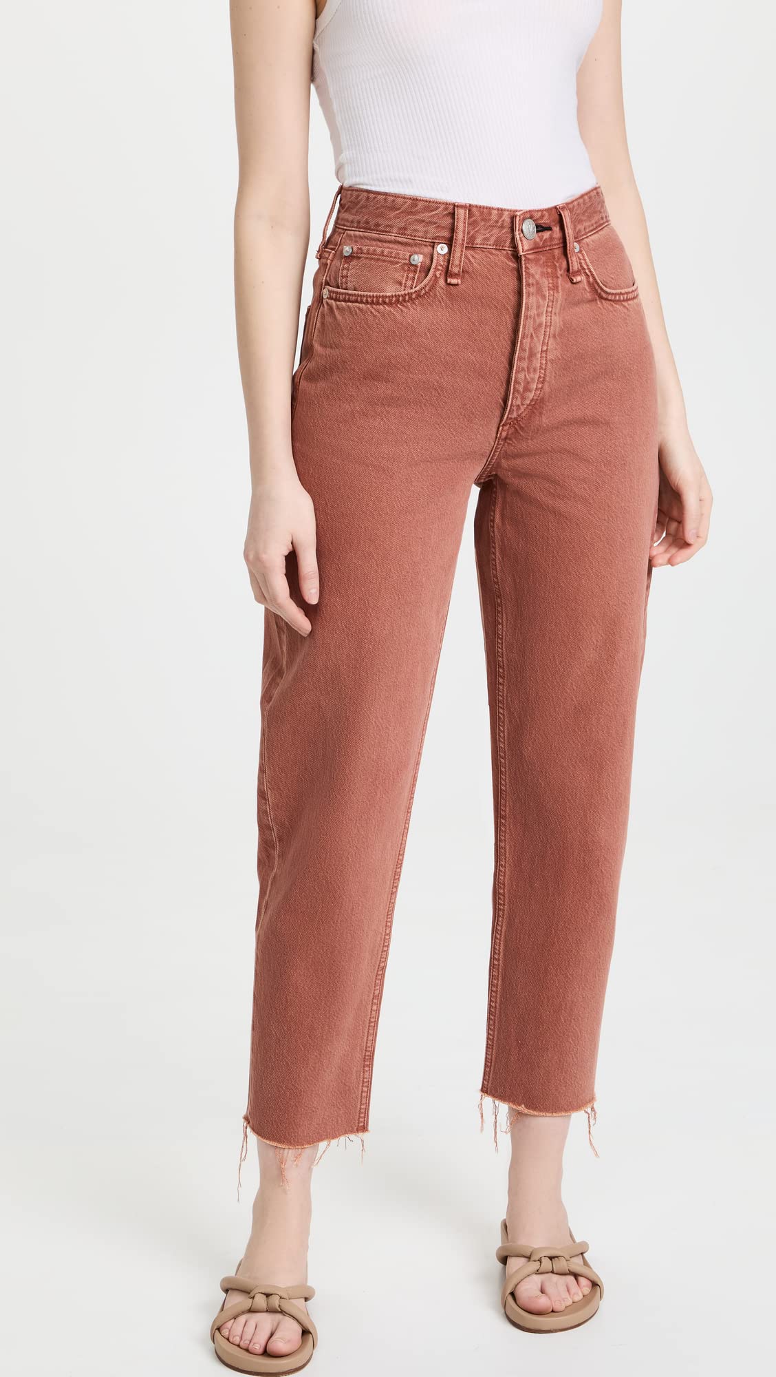 rag & bone Women's Alissa Jeans, Honey Brown, 24