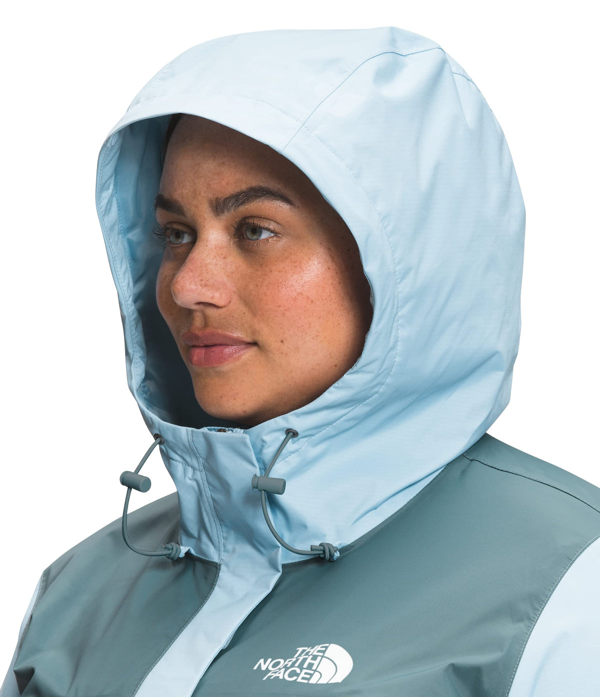 THE NORTH FACE Women's Waterproof Antora Jacket (Standard and Plus Size), Goblin Blue/Beta Blue, 3X