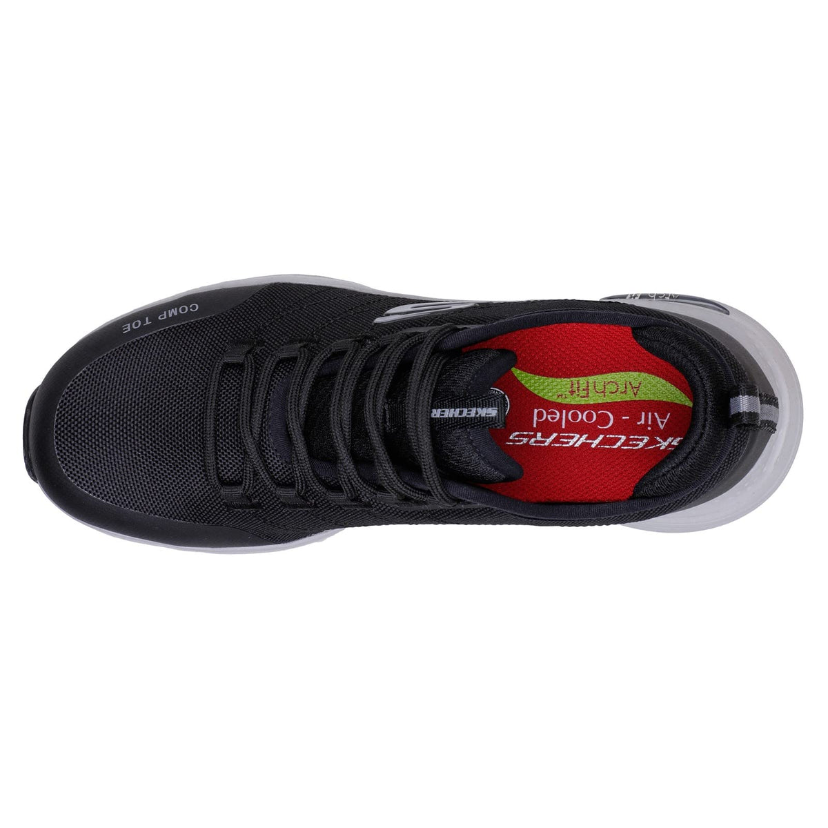 Skechers Work Arch Fit SREbinal Work Shoe Womens Oxford 11 BM US BlackGrey