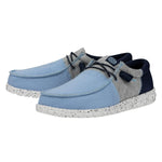 HEYDUDE Wally Tri Varsity Light Blue Size M15 | Men's Shoes | Men's Slip On Loafers | Comfortable & Light-Weight