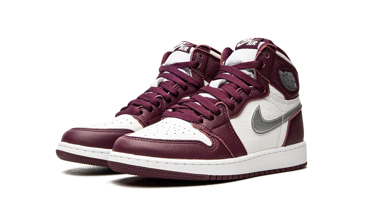 Jordan Youth Air 1 Retro High OG GS 575441 611 Bordeaux - Size 6.5Y