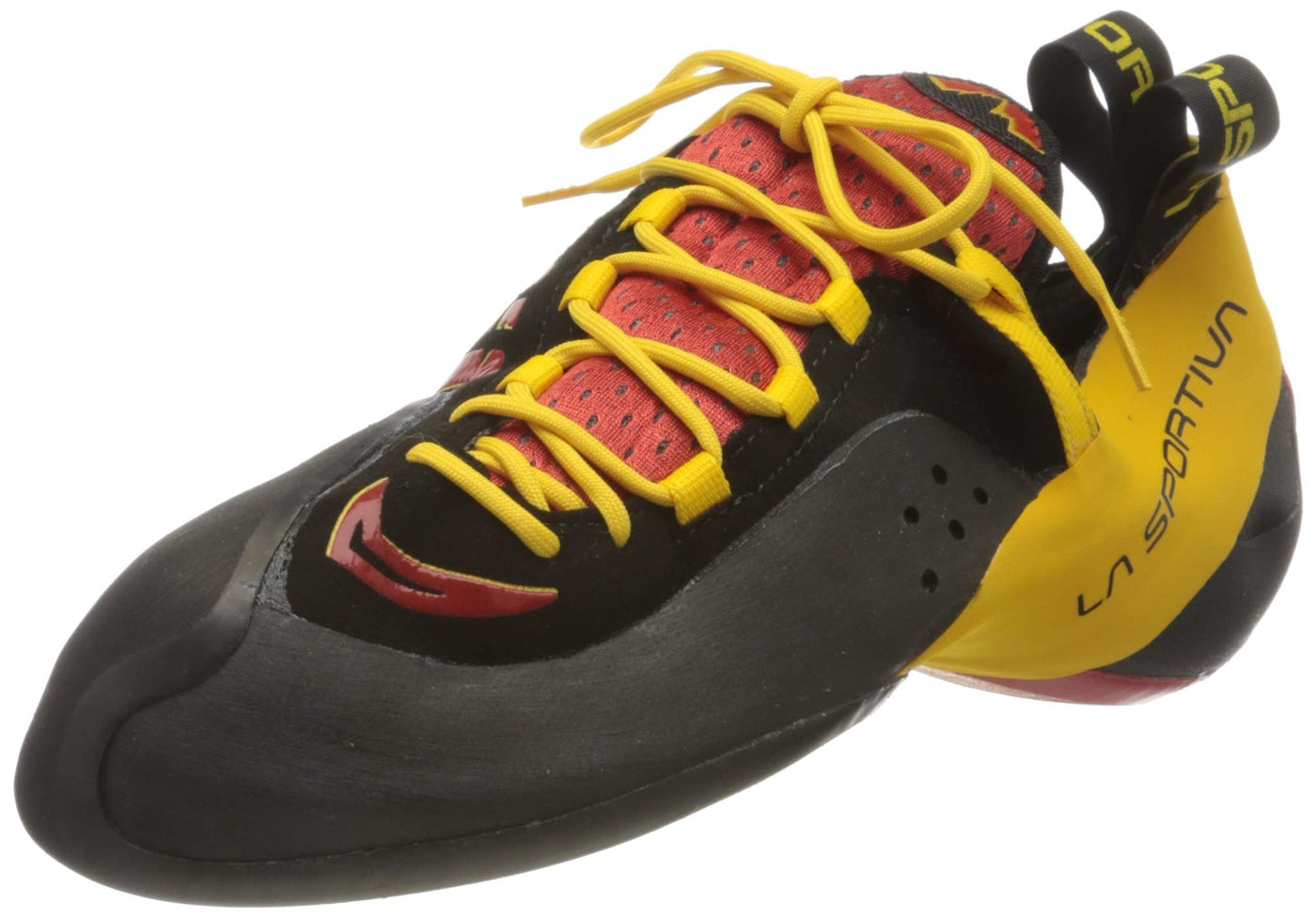 LA SPORTIVA Men's Climbing Shoe, Red Yellow, 9.5