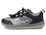 Saucony AXON KDZ Sneaker, Black/Grey, 7 US Unisex Big Kid