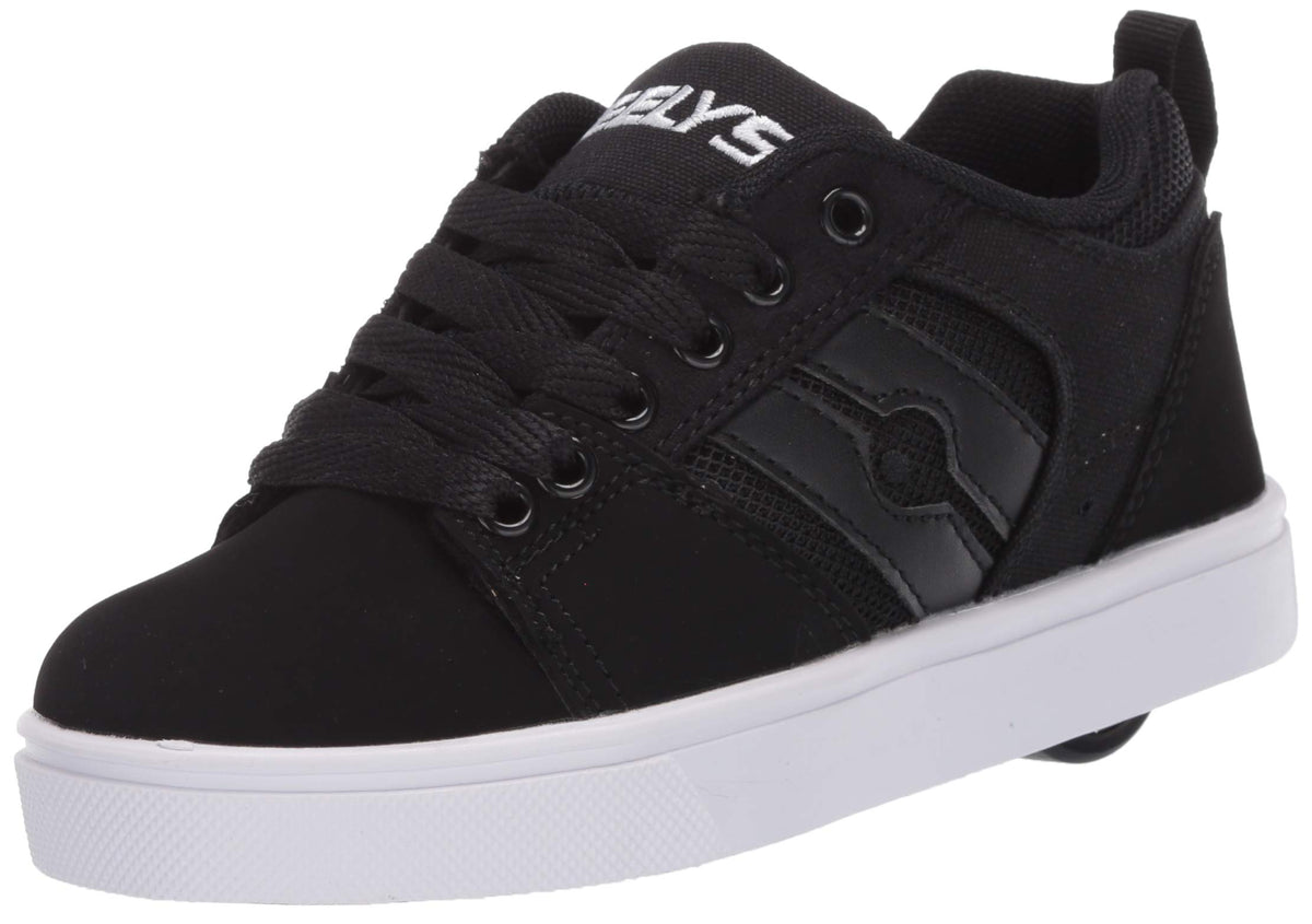 HEELYS Racer 20 (Little Kid/Big Kid/Adult) Black-T 2 Little Kid M