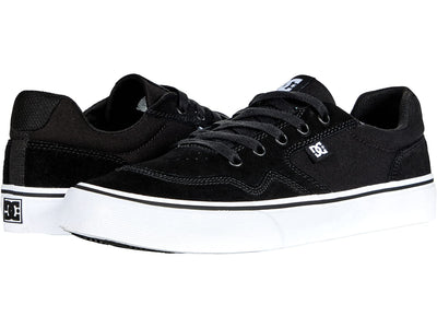DC Mens Rowlan Casual Low Top Skate Shoes Sneakers Black/White 11 D - Medium